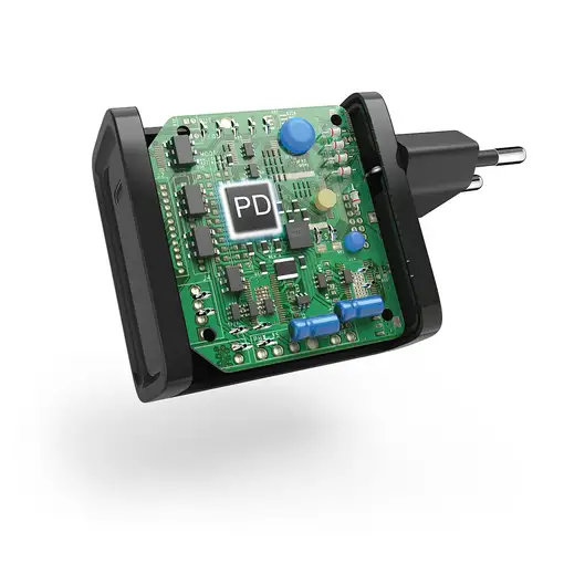 Hama | Cargador universal de portátil USB C de 45W, carga rápida, color negro