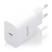 AISENS Cargador GaN 30W, 1xUSB-C PD3.0, Blanco