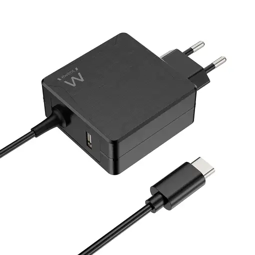 Ewent EW3978 cargador de dispositivo móvil Portátil Negro Corriente alterna Carga
