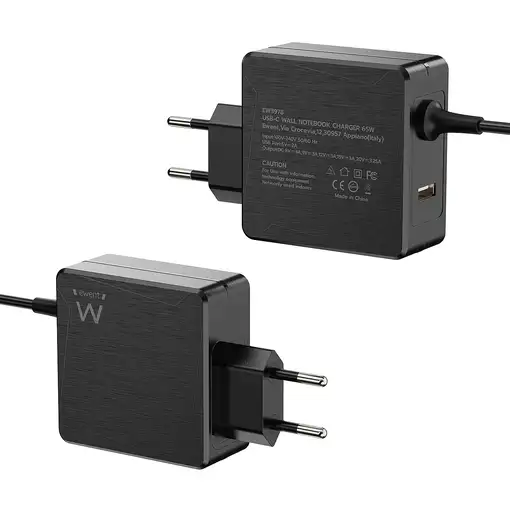 Ewent EW3978 cargador de dispositivo móvil Portátil Negro Corriente alterna Carga