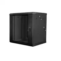 Lanberg WF02-6612-10B armario rack 12U Bastidor de pared Negro