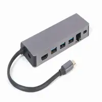 Gembird A-CM-COMBO5-05 hub de interfaz USB 3.2 Gen 1 (3.1 Gen 1) Type-C 5000 Mbit/
