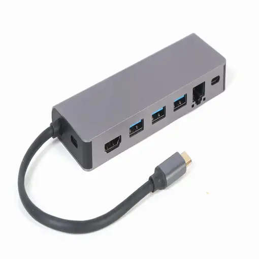 Gembird A-CM-COMBO5-05 hub de interfaz USB 3.2 Gen 1 (3.1 Gen 1) Type-C 5000 Mbit/