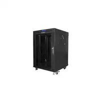 Lanberg FF01-6615-12BL armario rack 15U Rack o bastidor independiente Negro