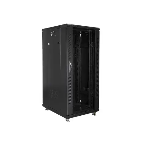 Lanberg FF01-6827-12B armario rack 27U Rack o bastidor independiente Negro