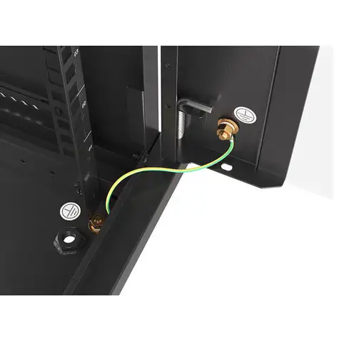 Lanberg WF01-6427-10B armario rack 27U Bastidor de pared Negro