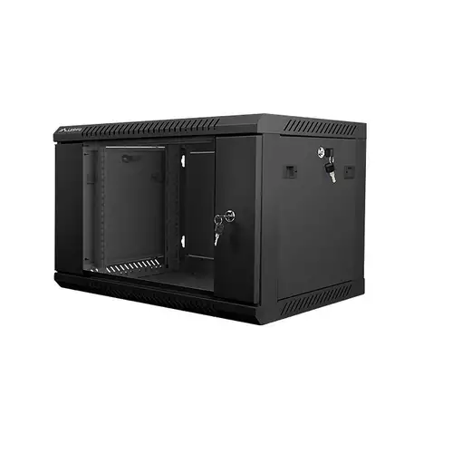 Lanberg WF01-6406-10B armario rack 6U Bastidor de pared Negro