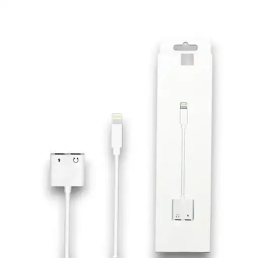 Adaptador Xiaomi Dual Lighthing Audio Charging