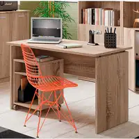 Escritorio, Mesa de Ordenador Oficina,Estudio 76 x 120 x 68 cm,Roble Zenith Briebe
