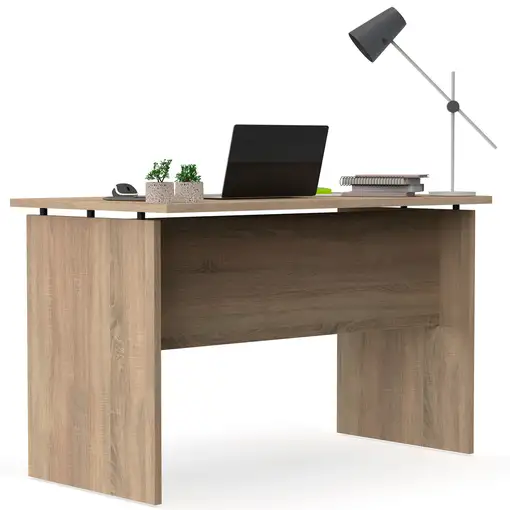 Escritorio, Mesa de Ordenador Oficina,Estudio 76 x 120 x 68 cm,Roble Zenith Briebe