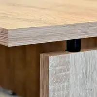 Escritorio, Mesa de Ordenador Oficina,Estudio 76 x 120 x 68 cm,Roble Zenith Briebe