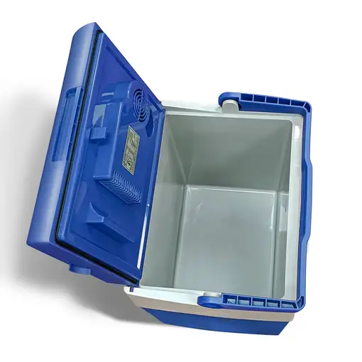 Nevera portátil eléctrica de viaje, 28 L, 12V-220V, CF1153BLU BRIEBE
