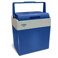 Nevera portátil eléctrica de viaje, 28 L, 12V-220V, CF1153BLU BRIEBE