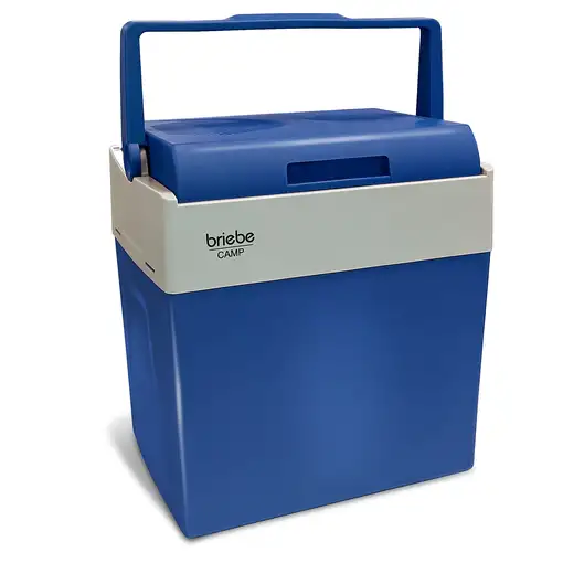 Nevera portátil eléctrica de viaje, 28 L, 12V-220V, CF1153BLU BRIEBE