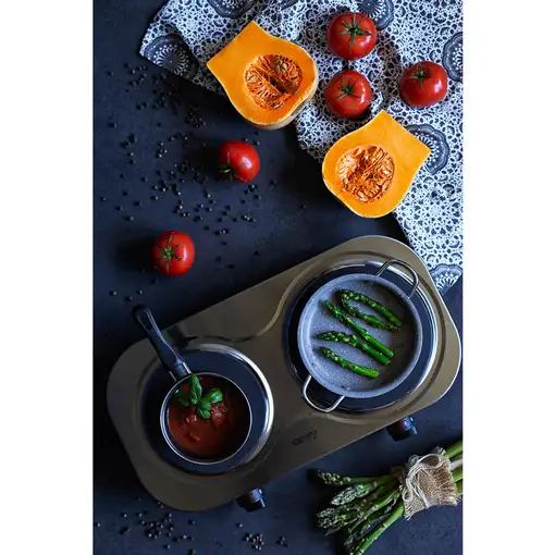 Cocina elÉctrica de dos canales camry cr 6511 2500 w