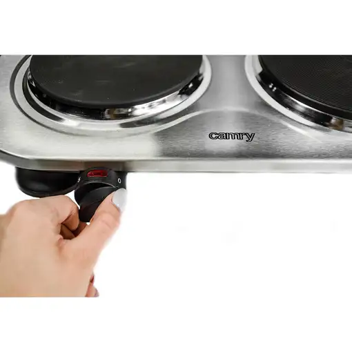 Cocina elÉctrica de dos canales camry cr 6511 2500 w
