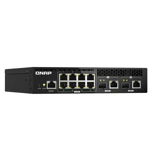 QNAP QSW-M2108R-2C switch Gestionado L2 2.5G Ethernet (100/1000/2500) Energía sobr