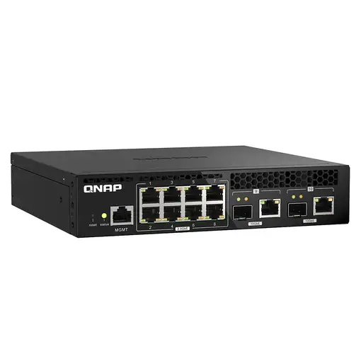 QNAP QSW-M2108R-2C switch Gestionado L2 2.5G Ethernet (100/1000/2500) Energía sobr
