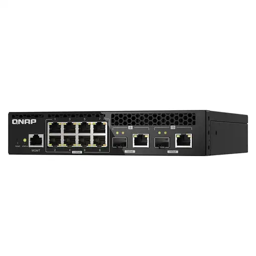 QNAP QSW-M2108R-2C switch Gestionado L2 2.5G Ethernet (100/1000/2500) Energía sobr
