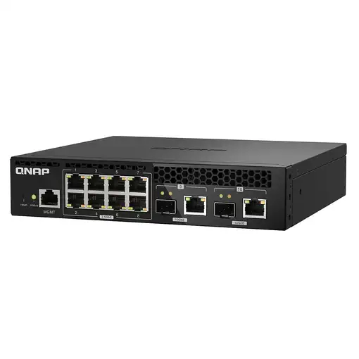 QNAP QSW-M2108R-2C switch Gestionado L2 2.5G Ethernet (100/1000/2500) Energía sobr