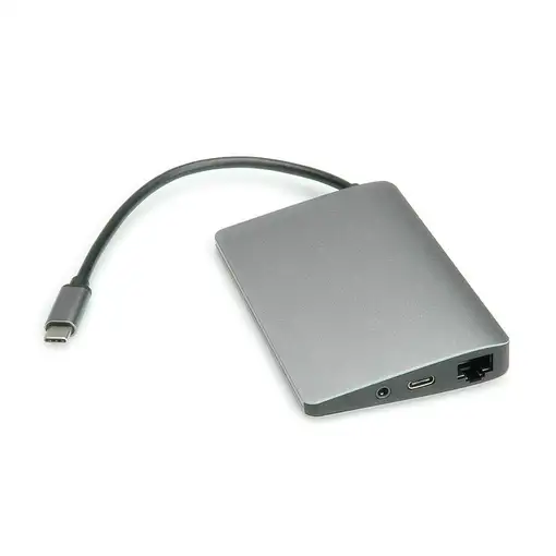 ROLINE 12.02.1021 base para portátil y replicador de puertos Alámbrico USB 3.2 Gen