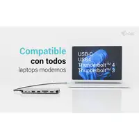 i-tec Metal USB-C Nano 3x Display Dock, 2x HDMI 1x USB-C video + Power Delivery 14