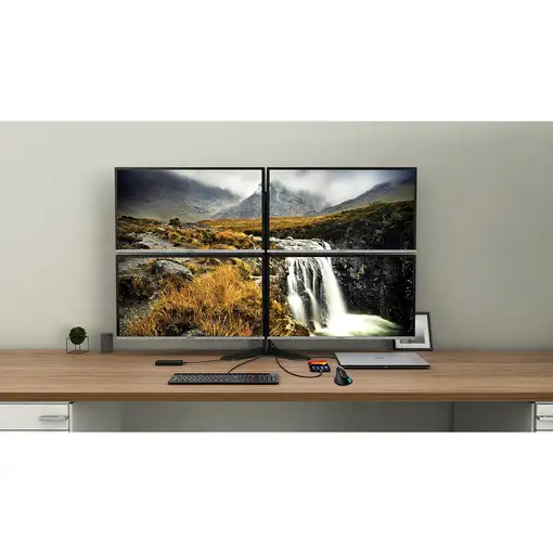 i-tec C31QUATTRODOCKPDIT base para portátil y replicador de puertos Alámbrico USB