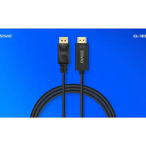 Savio CL-183 cable DisplayPort 1,5 m