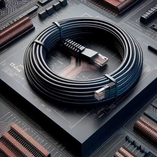 Phasak Cable de Red Cat.6 UTP Solido CCA Cat.6 UTP Negro 15M