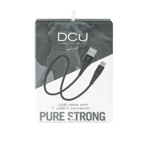 DCU Advance Tecnologic 30402055 cable USB USB 2.0 1,5 m USB A USB C Negro