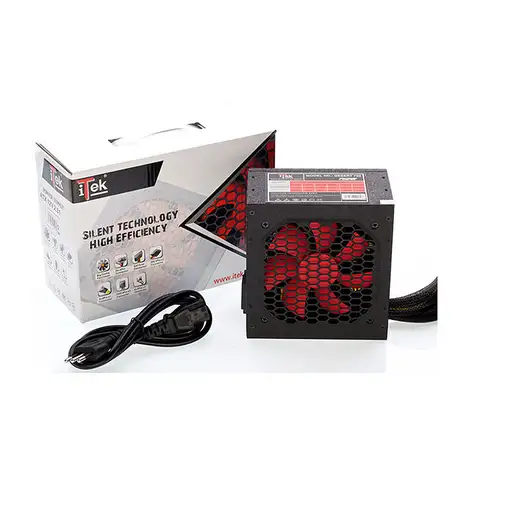 itek DESERT 550 unidad de fuente de alimentación 550 W 20+4 pin ATX ATX Negro, Roj