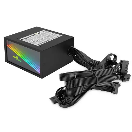 Aerocool MIRAGEGOLD650 Fuente Alimentación PC 650W RGB Infinity Mirror 80Plus Gold