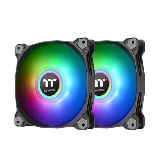 Thermaltake Pure Duo 14 Universal Ventilador 14 cm Negro 2 pieza(s)