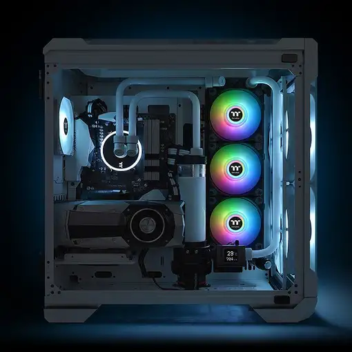 Thermaltake Pure Duo 14 Universal Ventilador 14 cm Negro 2 pieza(s)