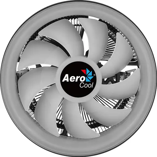 Aerocool Core Plus Procesador Enfriador 13,6 cm Negro, Blanco