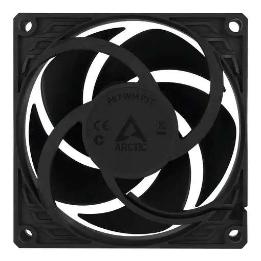 ARCTIC P8 PWM PST Carcasa del ordenador Ventilador 8 cm Negro