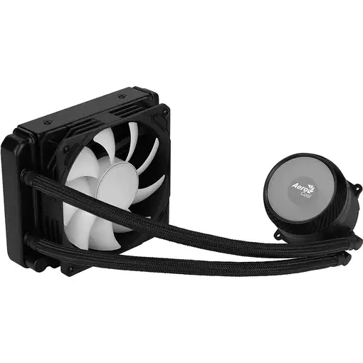 Aerocool MIRAGEL120 Refrigeración Líquida CPU Ventilador 12cm ARGB TDP 200W Negro