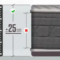 Pack, Colchón visco + Canapé Abatible, Montaje en domicilio incluido 135x190