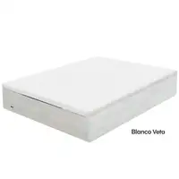 Pack Flex Colchón Nube Visco + Canapé Madera 25 Zapatero (180x200 cm - Nogal)
