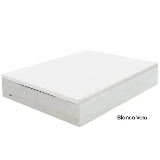Pack Flex Colchón Nube Visco + Canapé Madera 25 Zapatero (180x200 cm - Nogal)
