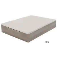 Pack Flex Colchón Nube Visco + Canapé Madera 25 Zapatero (180x200 cm - Nogal)