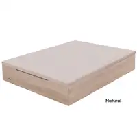 Pack Flex Colchón Nube Visco + Canapé Madera 25 Zapatero (180x200 cm - Nogal)