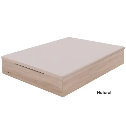 Pack Flex Colchón Nube Visco + Canapé Madera 25 Zapatero (180x200 cm - Nogal)