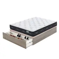 Pack Flex Colchón Nube Visco + Canapé Madera 25 Zapatero (180x200 cm - Nogal)