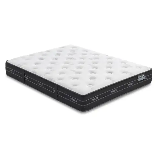 Pack Flex Colchón Nube Visco + Canapé Madera 25 Zapatero (180x200 cm - Nogal)