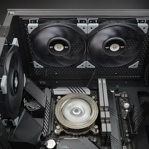 Thermaltake TOUGHFAN 14 Carcasa del ordenador Ventilador 14 cm Negro 1 pieza(s)