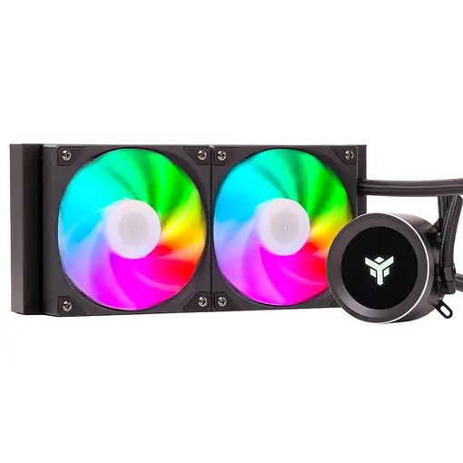 itek ARCTIC SPHERE LCD 240 Procesador Kit de refrigeración líquida 12 cm Negro