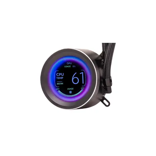 itek ARCTIC SPHERE LCD 240 Procesador Kit de refrigeración líquida 12 cm Negro