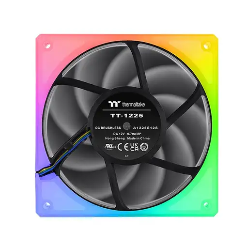 Thermaltake TOUGHFAN 14 RGB Carcasa del ordenador Ventilador 14 cm Blanco 3 pieza(