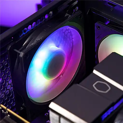 Cooler Master Mobius 120P ARGB Carcasa del ordenador Ventilador Negro